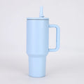 Amazon 40oz fifth generation car cup 304 stainless steel straw handle thermos cup large capacity cold ice cup