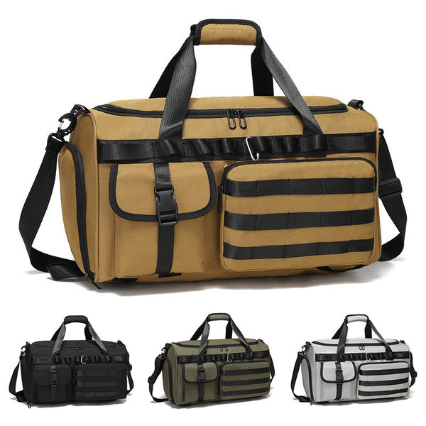 Cross-border tactical storage bag multi-functional waterproof and wear-resistant sports fitness bag handbag can carry outdoor travel bags