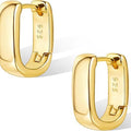 new arrival oval earrings electroplating process copper plated 18k gold earrings manufacturer wholesale fashioneasiest for match