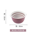 Double-layer sink drain basket six-piece set kitchen living room for home fruit washing plate casual plastic rice washing basket