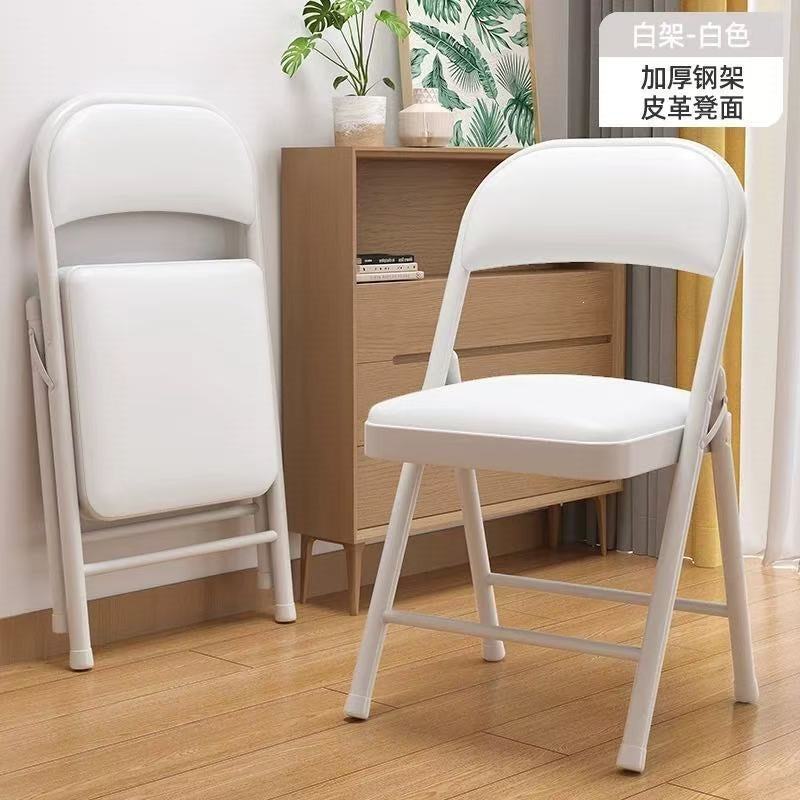 Folding chair office chair adult home chair study backrest chair dormitory study seat rental house foldable