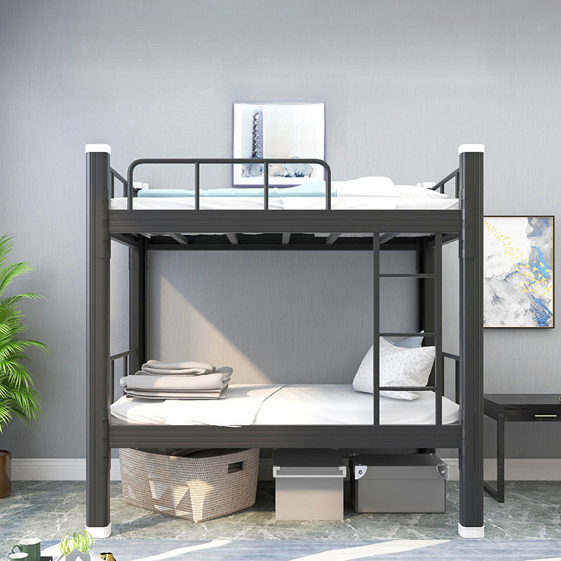 Double bunk bed, ideal for student dorms, employee housing, or hotel/apartment dormitories. features a sturdy iron frame and is suitable for both upper and lower bunks