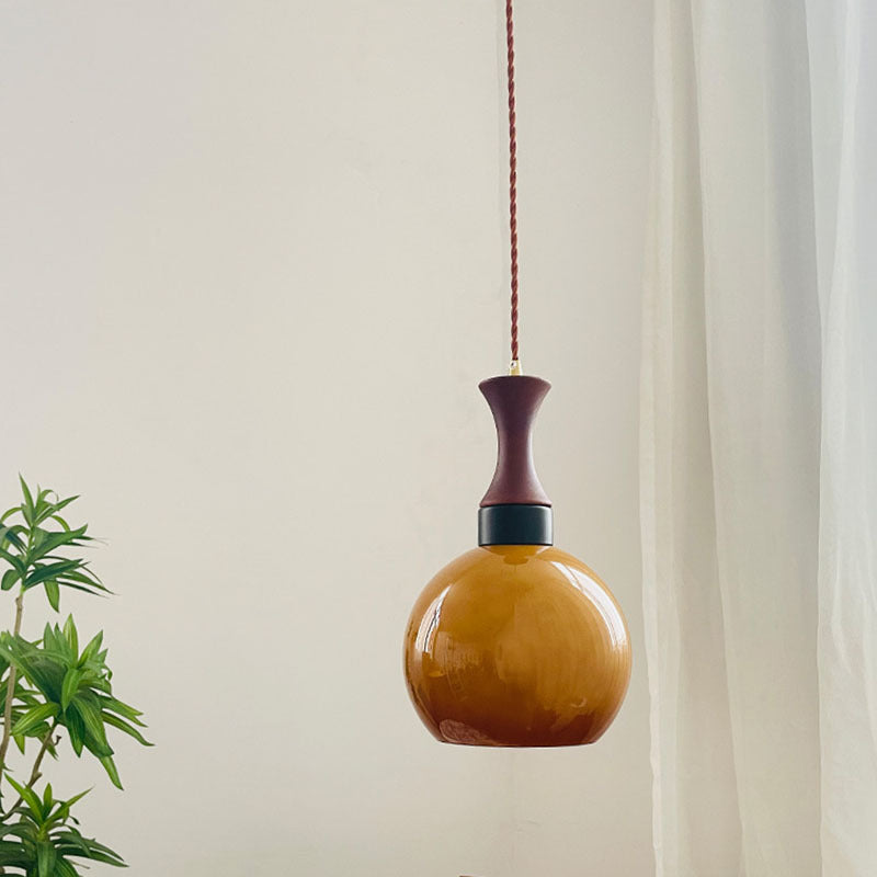 Bauhaus Bedside Chandelier Vintage Italian Space Age Lighting Restaurant Dining Table Bar Single Head Glass Light