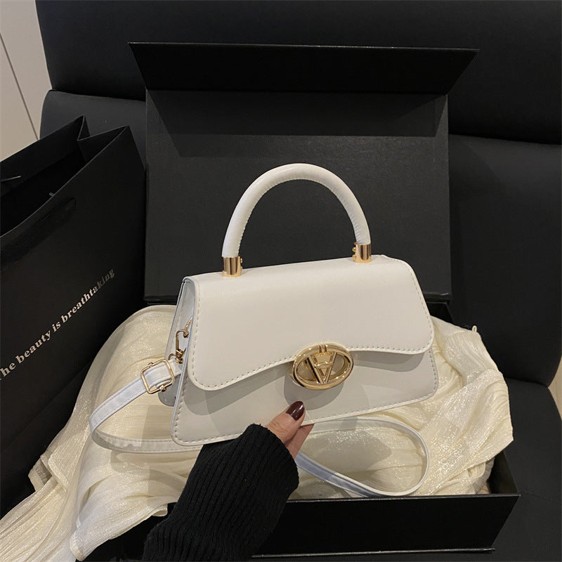 Retro versatile women's bags, high-end niche design 2025 autumn shoulder bags, trendy fashion underarm bags, messenger bags