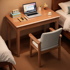All solid wood desk small apartment bedside student study table for home computer desk office desk bedroom adult writing desk