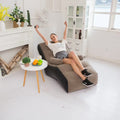 Compression sofa cross-border pvc flocking inflatable sofa lazy sofa outdoor lounge chair air cushion