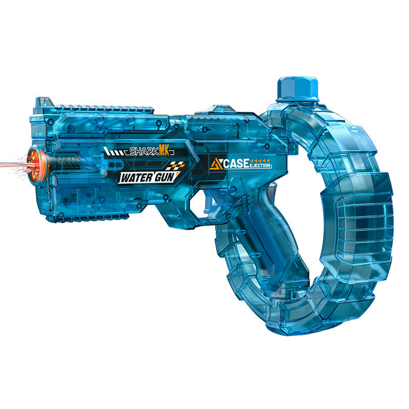 new energy-gathering ring electric water gun bursting deformation cool light large capacity fully automatic continuous water gun