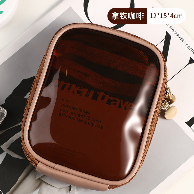 Portable makeup small cosmetic bag women's portable new mini lipstick cosmetic storage bag bag small bag travel
