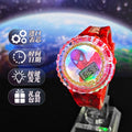 New light-up musical kids' watch with 360° rotating gyro electronic display - sanrio cartoon student toy watch
