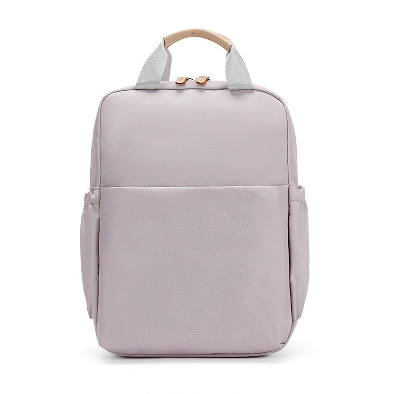 New Japanese simple high school girls schoolbag fashionable and casual small fresh candy color soft girl backpack