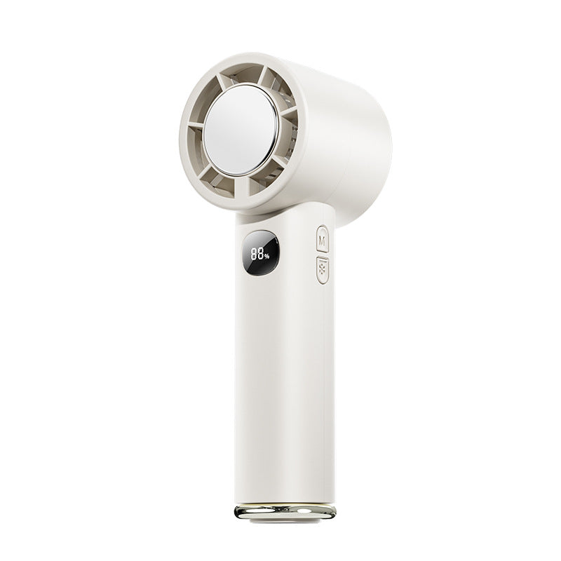 new arrival high-speed cooling fan outdoor portable handheld high wind power digital display turbine fan factory wholesale