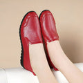 Soft leather soft bottom ladieswear shoes flatsabrasion resistantwaterproofbows work shoes wechat group purchase live broadcast one piece dropshipping