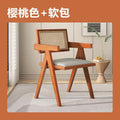 Rattan nordic dining chair for homecasual chair popularb&b balcony k chair solid wood chandigarh casual rattan chair