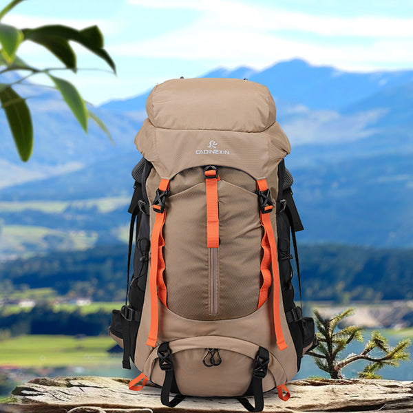 Mountaineering bag 70L professional outdoor backpacking sports men's and women's backpack large capacity light hiking mountain climbing travel bag