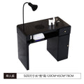 New arrival: extra-wide 45 turbine engraved grade vacuum marble & porcelain surface multifunctional minimalist nail table and chair set
