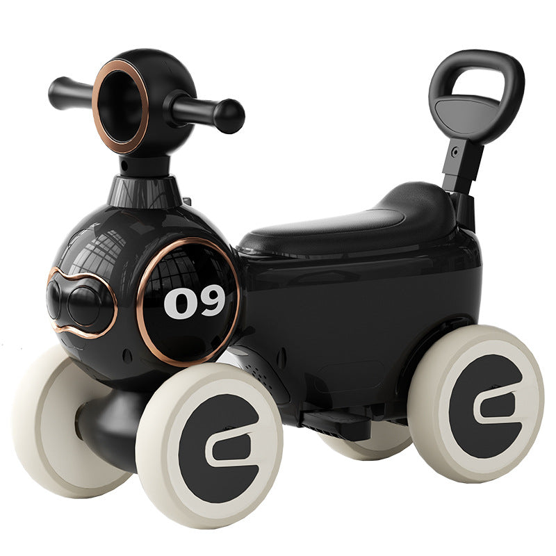 New children's scooter, music and light baby can take  1-4 years old four-wheeled boys and girls scooter