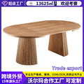 Dining tablesolid wood veneer dining table retractable foldableaccessible luxuryexport restaurant for homemdf round table