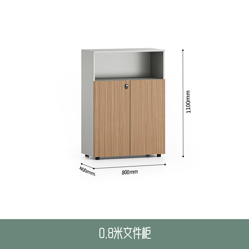 New arrival file cabinet low cabinet information cabinet wooden lockable file cabinet office storage side cabinet partition cabinet