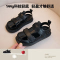 Kids' sandals boys  new style baby boy shoes summer closed-toe athletic sandals black summer sandals