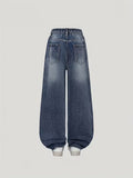 girls' denim jeans: new loose-fit casual straight-leg pants