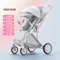 Lightweight newborn foldable high-view two-way new pushing baby stroller - sit & recline options for baby walking