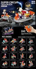 hot-selling children's science and education puzzle electronic building blocks circuit sound and light physics small experiment package large particle toys
