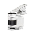 Portable microscope for kids - educational toy with phone clip - perfect for student science experiments, antiques, jewelry appraisal, and miniature observation