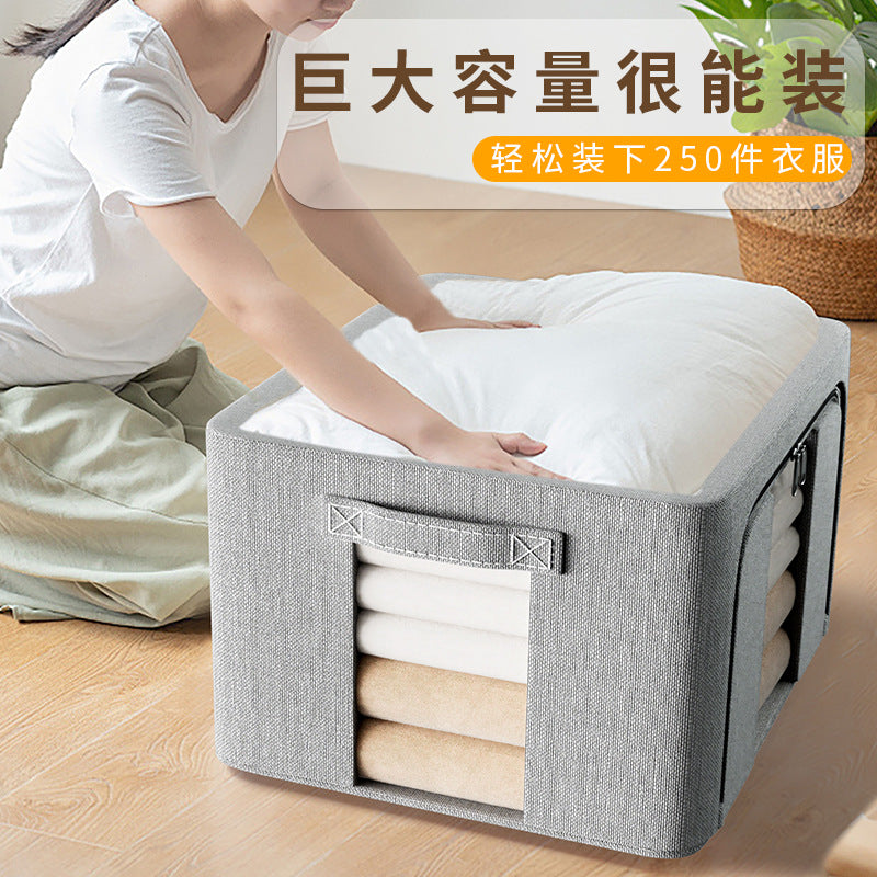 Packing clothes storage box storage bag household quilt quilt Oxford cloth large capacity moving packing bag waterproof