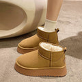 Thick sole snow boots for women 2026winternew arrivalnortheast heattech cotton shoes for women non-slipoutwearfleece-linedthickened short boots