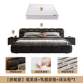 Puff bed + 20cm latex mattress + cabinet * 1 combination