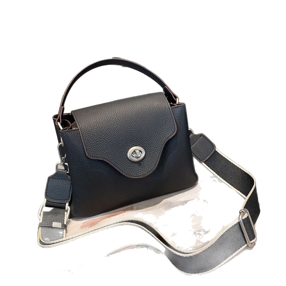 First-layer cowhide 2025 spring and summer new arrival bucket bag genuine leather work clothingelegant women's bag accessible luxury satchel shoulder crossbody bag