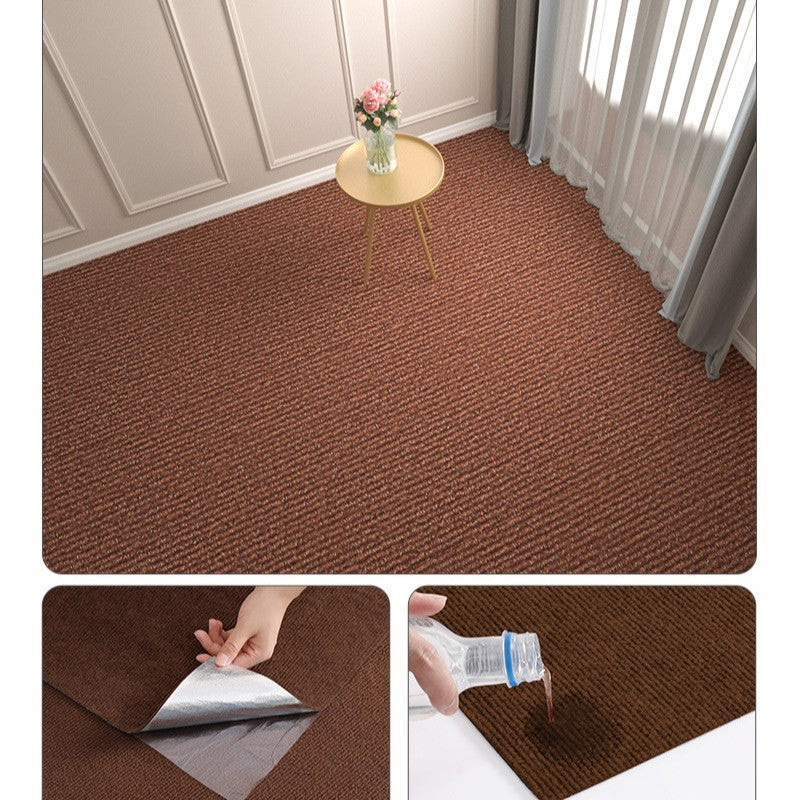 Spot splicing carpet square blanket non-slip living room bedroom children's room sound insulation floor mat dirt-resistant cat scratch self-adhesive carpet