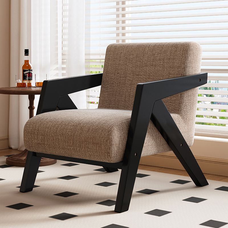 Single sofa chair popular richard solid wood lazy sofa milk tea shop coffee shop table and chair combination b&b sofa