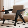 Single sofa chair popular richard solid wood lazy sofa milk tea shop coffee shop table and chair combination b&b sofa