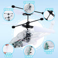 children's remote control aircraft, drop-resistant sensor suspension helicopter with lights, drop-resistant aircraft, street stall toys