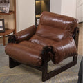 People sofa chair jersey island chair living room medieval style leather sofa chair casual lazy chair solid wood retro lounge chair