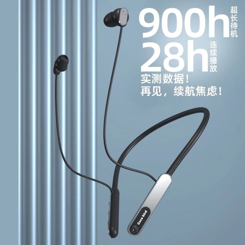 Shadow giant bluetooth wireless sports neckband headphones - in-ear, long-lasting battery, universal fit