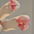 Ballet clogs new arrival slip-on cut out women's slippers summer sweet style seaside beach clogs women's shoes outwear