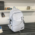 Backpack k-style pure color couple large and small travel backpack student large capacity water-repellent lightweight backpack wholesale