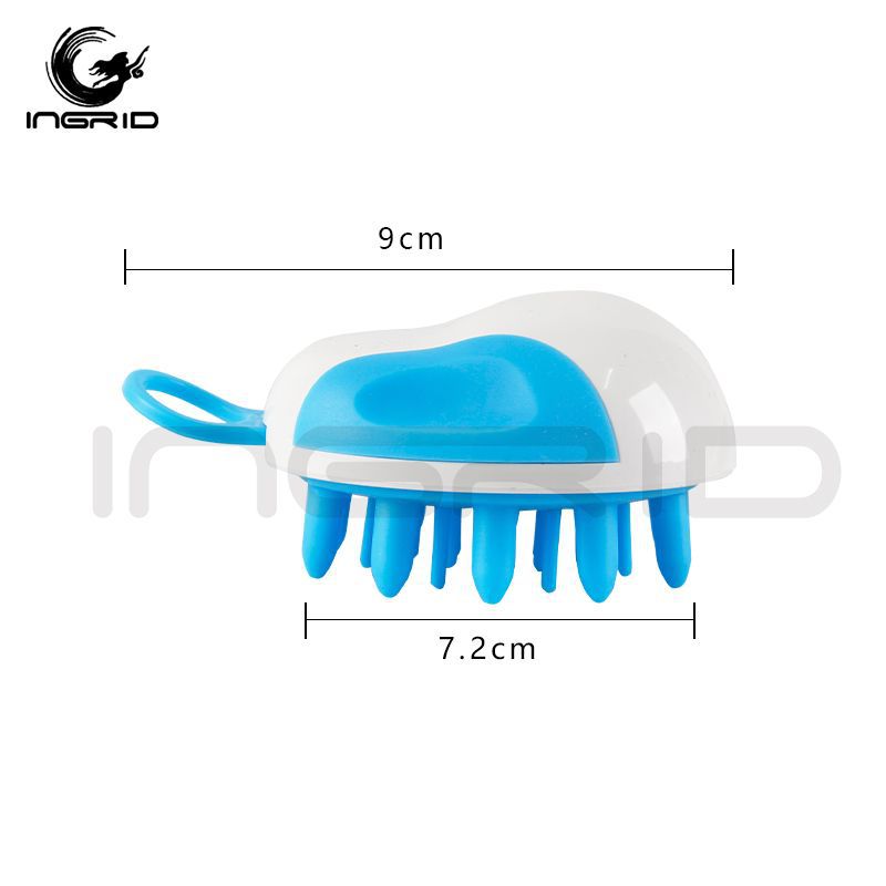 Clean Shampoo Brush Hair Salon Massage Scalp Home Bath Portable Soft Silicone Shampoo Brush