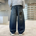 Boys' jeans - spring/autumn collection  - new styles for mid-to-large children - autumn wear - kids' pants - boys' trousers - straight leg