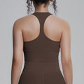 New arrival cross-border pure color i-shaped back tight breathable sports intimates running fitness yoga wear vest tops for women