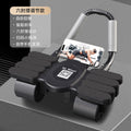 2025 new six-point ab roller with 4 wheels - automatic rebound abdominal trainer - six-wheel ab roller for tummy and abs