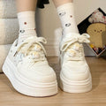 Dopamine original star white shoes 2026 spring and autumn new breathable sneakers thick soleniche styleeasiest for matchcasual shoes