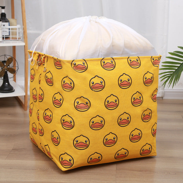 Quilt storage bag Large capacity mildew-proof and moisture-proof clothes sorting bag Dirty clothes basket bundle mouth storage basket Moving packing bag