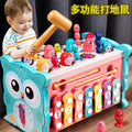 Baby fishing toys, whack-a-mole, piano, intellectual development, early education for infants, boys and girls, fish hooks