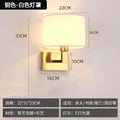 Hotel bedside reading wall lamp - new spotlight with switch, modern minimalist fabric bedroom study wall light