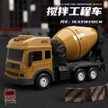 Kids' off-road transport trailer dump truck construction vehicle simulation inertia alloy container truck toy dump truck