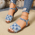 European and american amazon export plus size flat open-toe sandals women's 2026 summer peep-toe tendon sole fisherman sandals wish