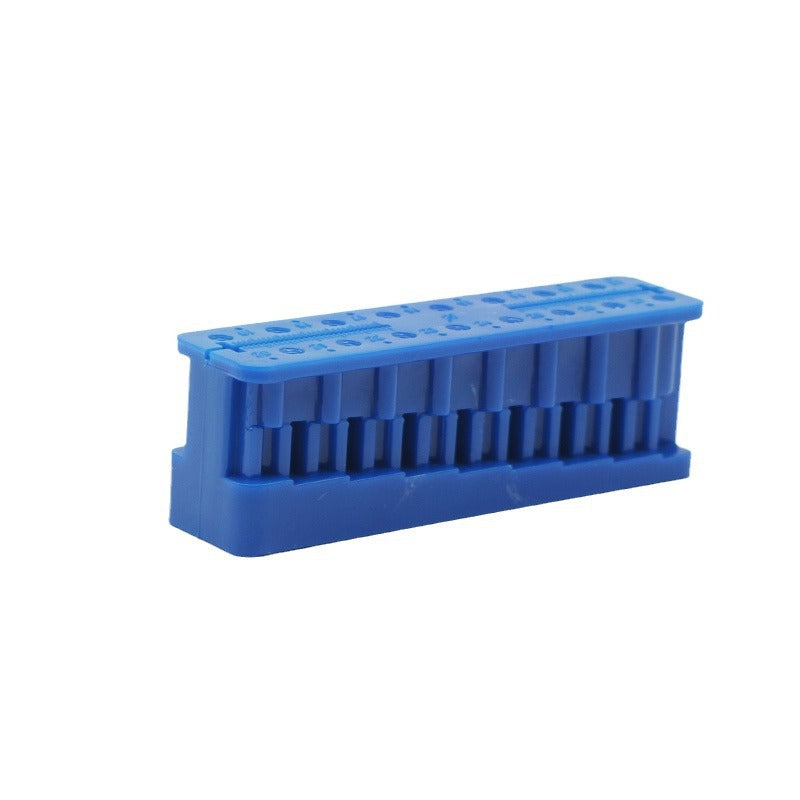Dental enlargement needle placement table measuring table dental glue tip root canal file enlargement needle comprehensive measuring ruler placement rack wholesale